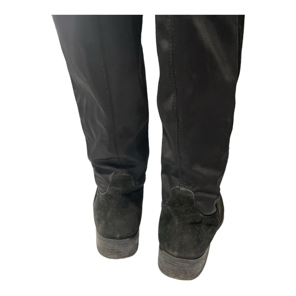 Blondo 'Eden' Over the Knee Waterproof Stretch Boot Black Suede size 8M - Picture 8 of 11